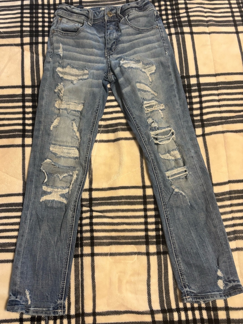 Light Blue Distressed Boys DEPARTWEST Jeans